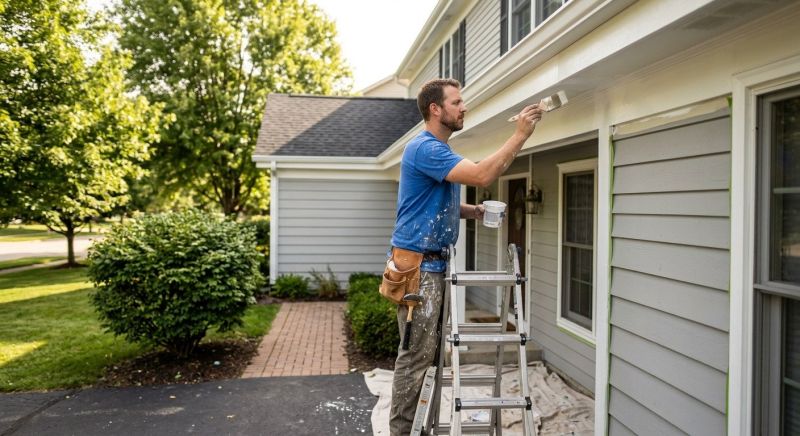 Residential Fence Painting Service